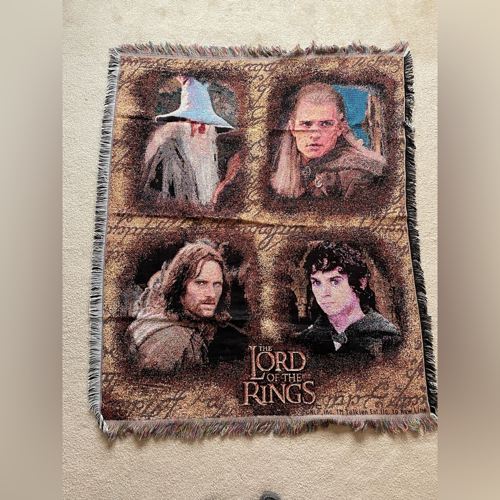 Lord of the Rings Throw Blanket